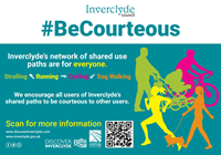 Be Courteous campaign poster